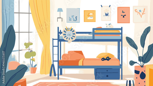 vector room bunk bad