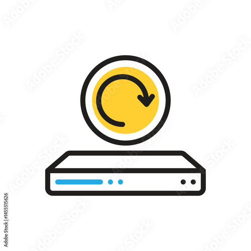 Multi color icon for recover