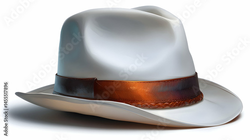 Beach Hat in Isolated White