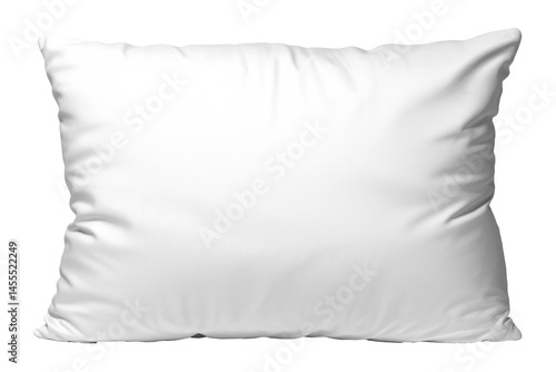 white pillow isolated on white background
