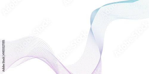 dynamic and floating geometric curve wave line patterns, modern sound equalizer with curve wavy geometric line patterns, soft color line for business and technology background cover and card design.