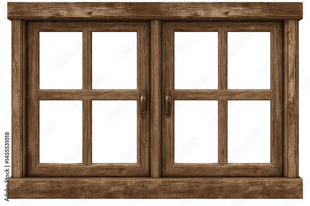 Wooden Double-Hung Window Wooden Double-Hung Window