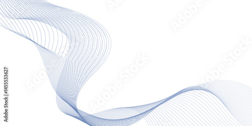 Abstract wave lines flowing in rhythmic motion with modern curve patterns dynamic stream shapes fluid movement elegant wavy background seamless design high resolution artistic texture creative vector.
