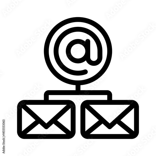 email line icon