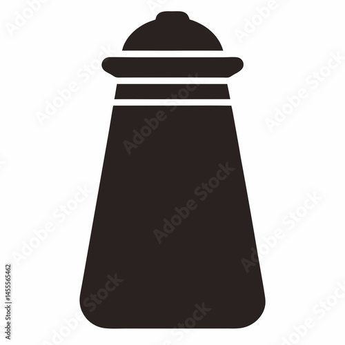 Salt Shaker icon vector silhouette illustration isolated on white background