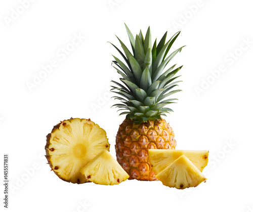 pineapple on transparent background png