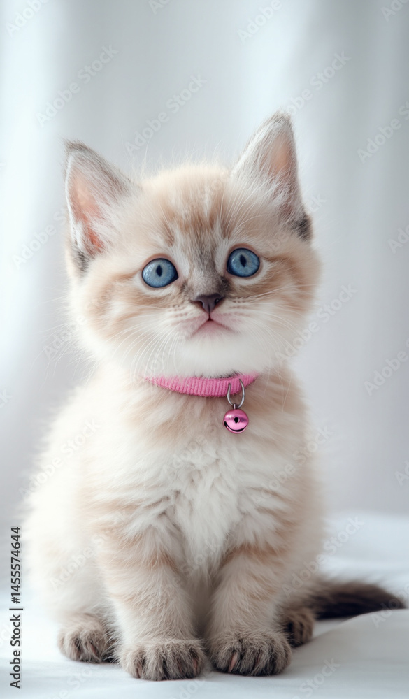 kitten on white background kitten on white background