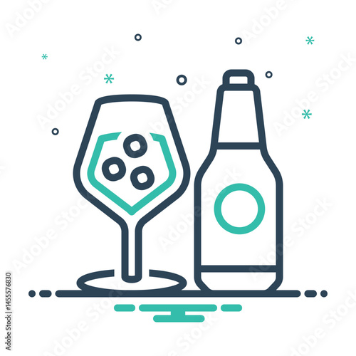 Mix icon for drink