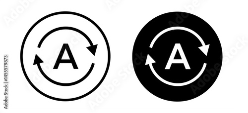 Icon Danger automatic start up sign vector 