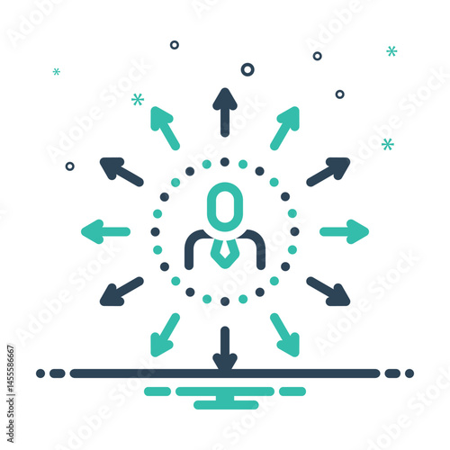 Mix icon for delegation