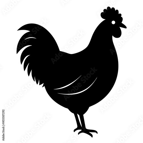 Silhouette of a Chicken
