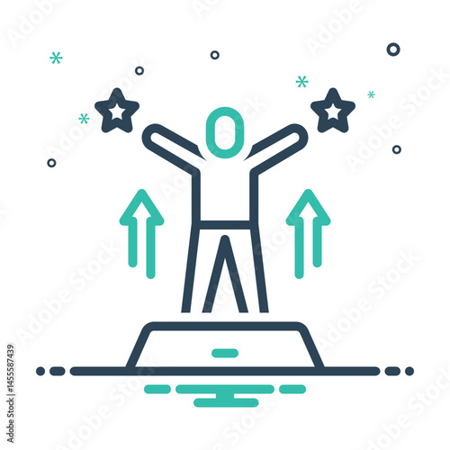 Mix icon for motivation