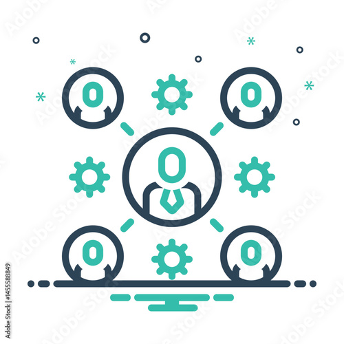 Mix icon for delegation