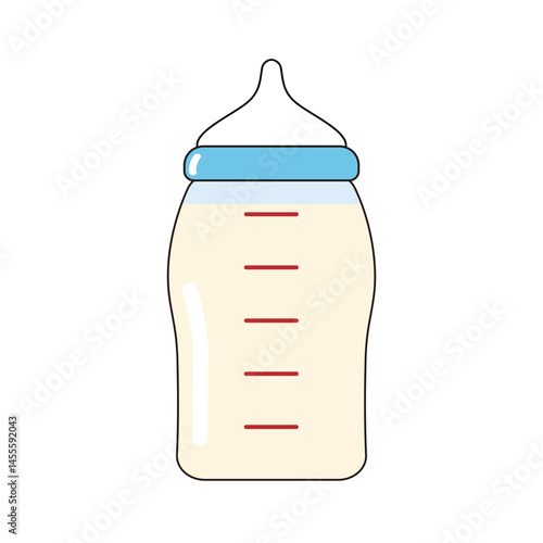 哺乳瓶のイラスト