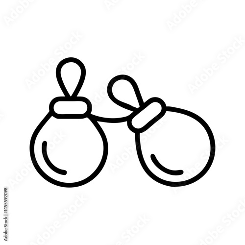 Castanets Music Instrument Icon Design
