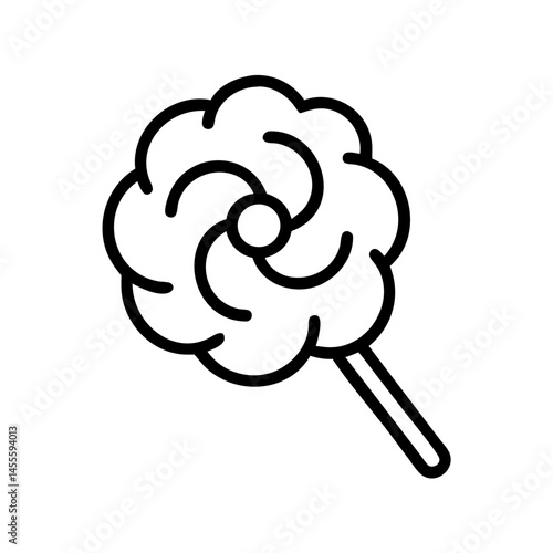 Cotton Candy Swirl Icon Design