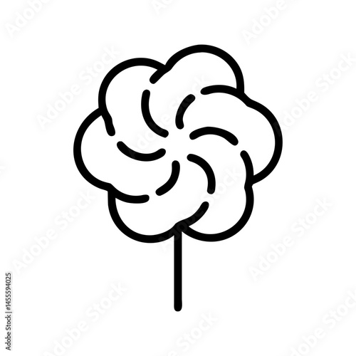 Cotton Candy Swirl Icon Design