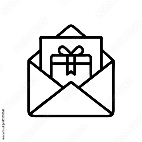 Email Gift Message Icon Design