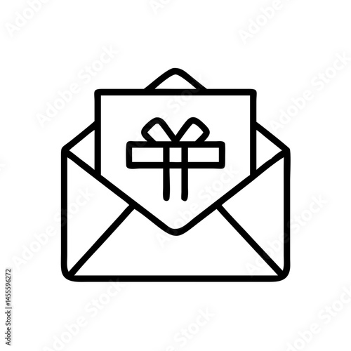 Email Gift Message Icon Design