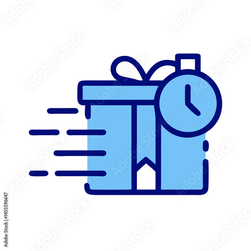 Fast Delivery Gift Icon Design