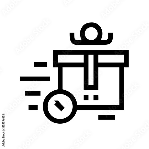 Fast Delivery Gift Icon Design