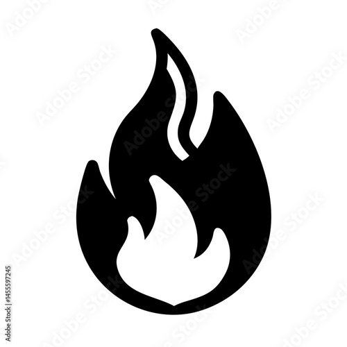Flame Fire Symbol Icon 