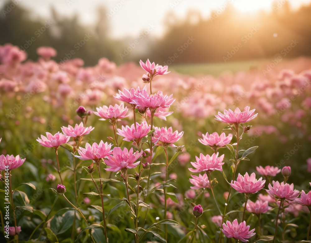 Fototapeta premium pink cosmos flowers