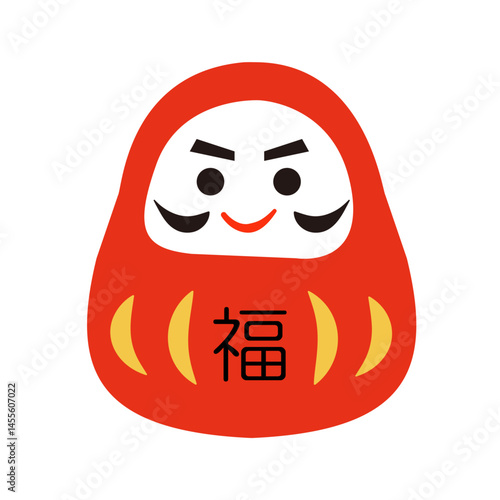 だるまのイラスト　福