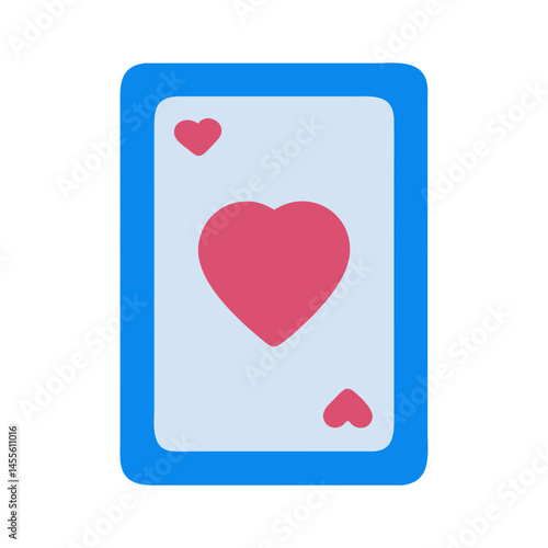 Heart Playing Card Symbol Icon Design