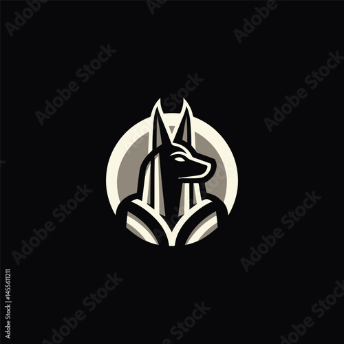 Anubis god logo