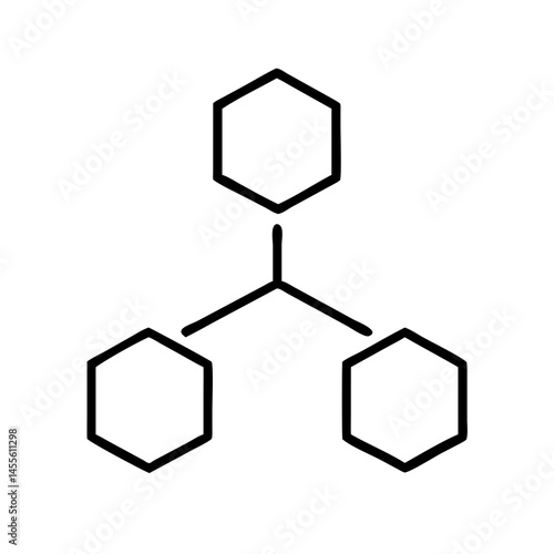 Hierarchical Data Flow Structure Icon Design
