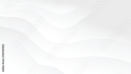 white background with abstract high relief wave lines decoration