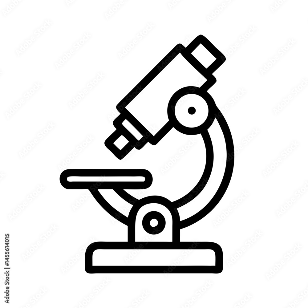 Microscope Lab Test Symbol Icon Design Microscope Lab Test Symbol Icon Design