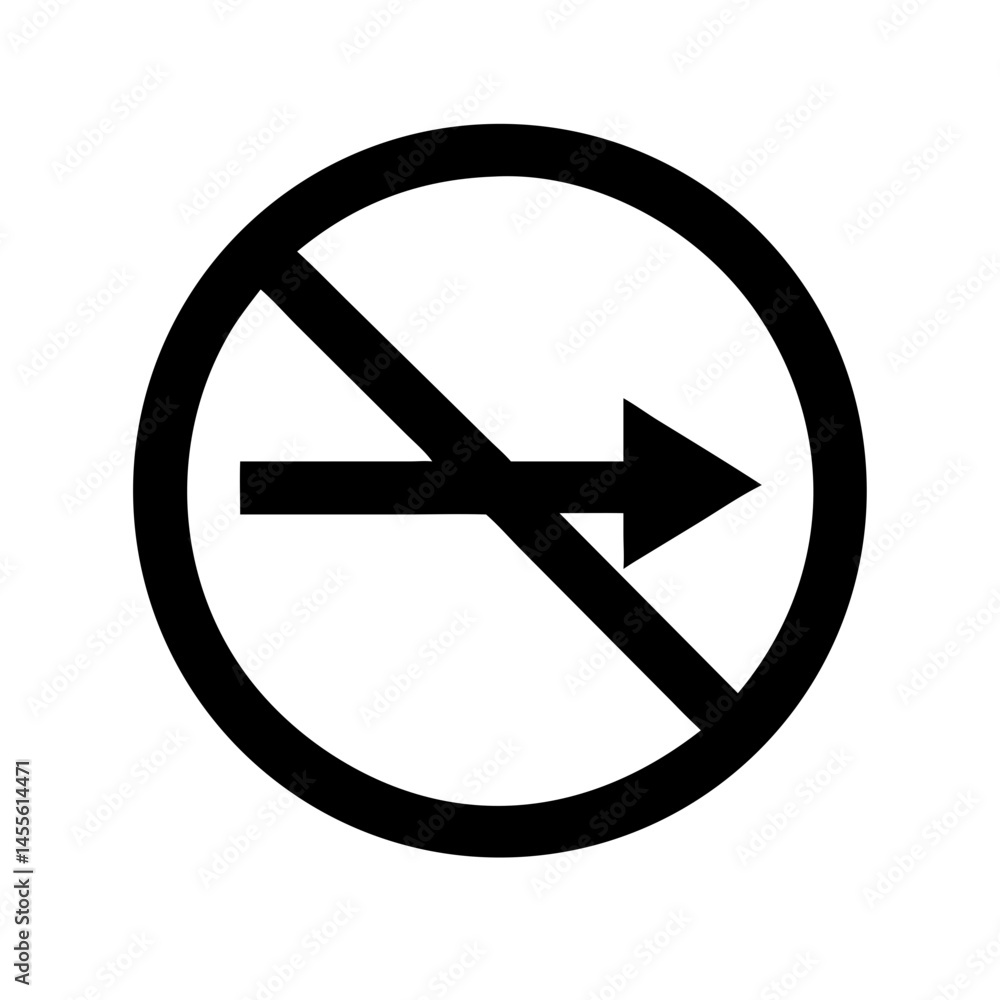 No Entry Arrow Icon Design No Entry Arrow Icon Design