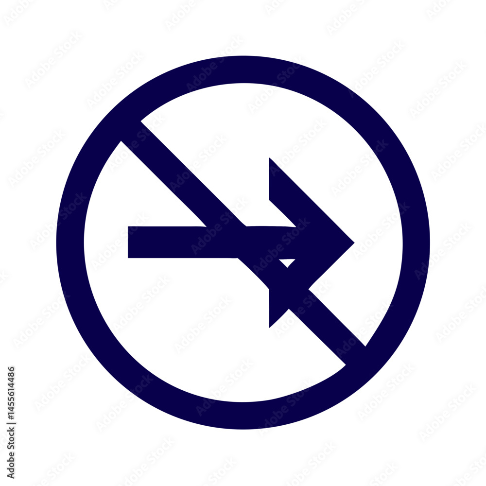 No Entry Arrow Icon Design No Entry Arrow Icon Design