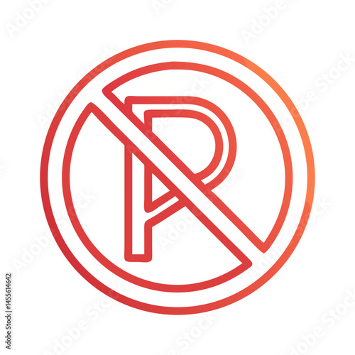 No Parking Allowed Icon Design