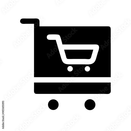 Online Shopping Cart Icon Design