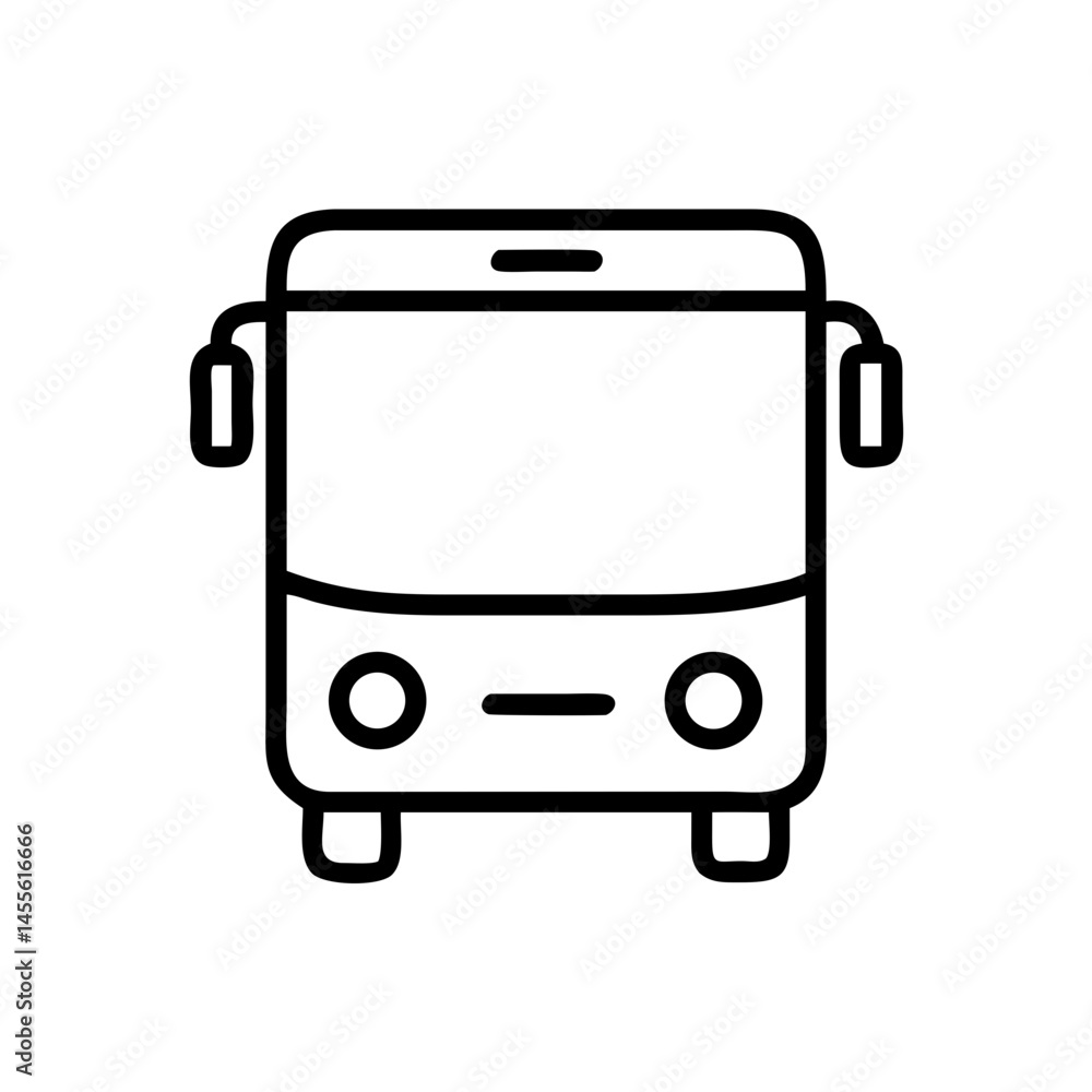 Public Transport Bus Icon Design Public Transport Bus Icon Design