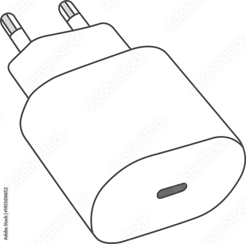 
Phone Charger Adapter Wall Charger with Two Prongs