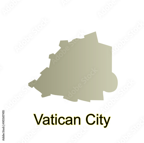 Map highlighting Vatican City Map, a modern map of Vatican City.