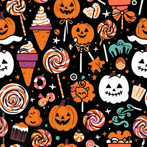 Halloween Sweets Pattern