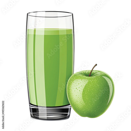 green apple juice