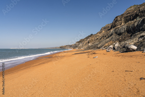 The Channel Coast near Chale Bay, Isle of Wight, UK