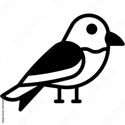 Vector Icon Bunting, Bird, Ornithology, Animals, Zoo, Animal