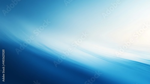 Abstract Blue Gradient With Soft Blending Shades Creating a Serene Atmosphere in a Contemporary Art Style