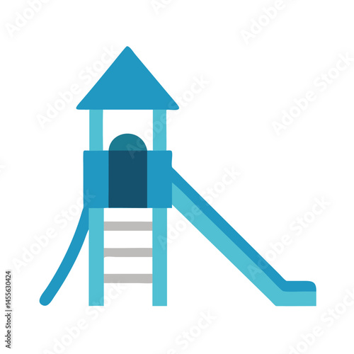 Slide Tower with Roof Icon Design