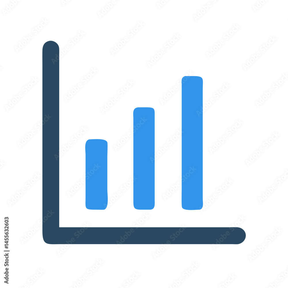 Vertical Bar Chart Graph Icon Design Vertical Bar Chart Graph Icon Design