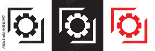 Scalability icon. Vector for websites, mobile interfaces, presentations, banner, visual branding etc. Vector illustration. isolated on white and black background. EPS 10 