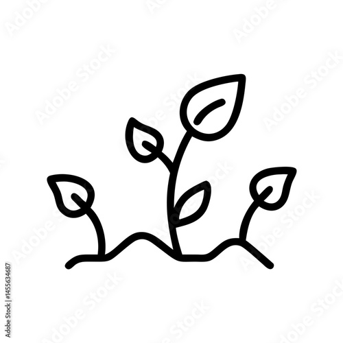 Wild Mushroom Fungi Growth Icon Design