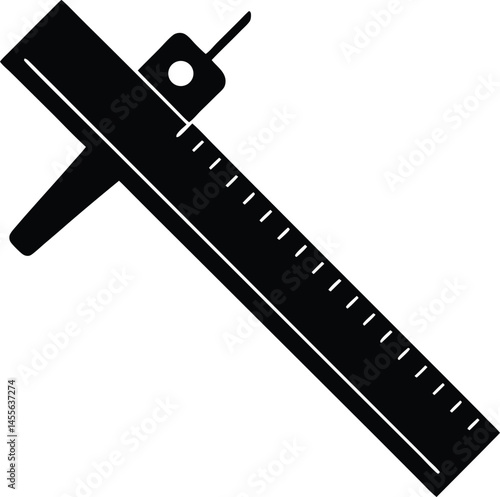 measuring caliper on white background 